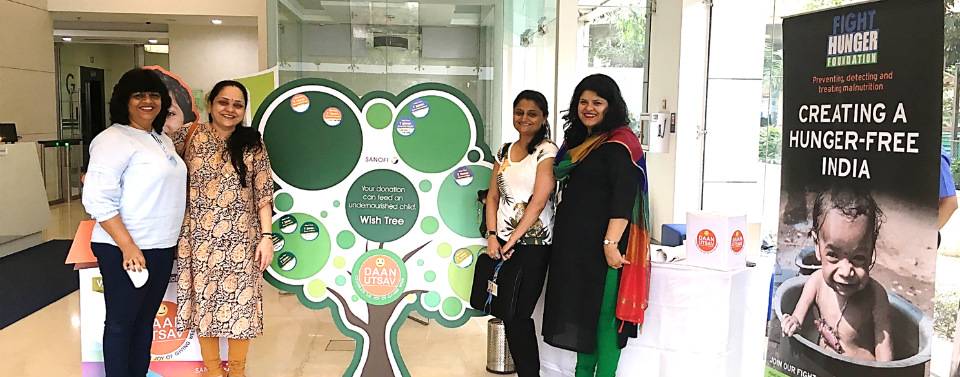 Daan Utsav At Sanofi – Action Against Hunger